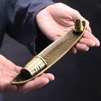 Fisherman Incense Burner with Ash Catcher and Stand - Bamboo Raft thumbnail