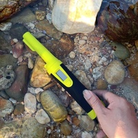 Waterproof Handheld Metal Detector with Lcd Display - Fluorescent Green thumbnail
