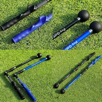 Adjustable Golf Swing Trainer for Beginners - Foldable & Corrective - Blue thumbnail