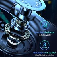 Bluetooth V5.2 Single Earhook Business Headset - M99 - Pink thumbnail