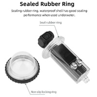 Waterproof Diving Housing for Dji Pocket 3 - 40m Depth - Black Handle thumbnail