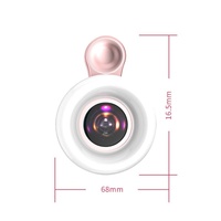 Selfie Light Macro Lens for Mobile Beauty Makeup - Black thumbnail