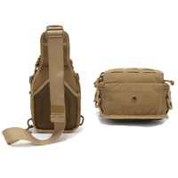 Multifunctional Laser Cut Crossbody Bag For Outdoor Sports - Black thumbnail