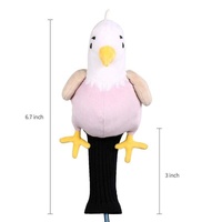 Adorable Plush Golf Club Cover for Animals - Pink thumbnail