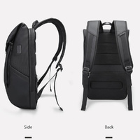 Waterproof Anti-theft Laptop Backpack for Daily Work and Business - 15.6 Inch - Grey thumbnail