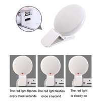2-pack Led Selfie Light for Mobile Phone Photography - Pink thumbnail