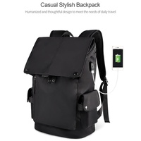 Universal Laptop Backpack With Usb Port - 13-15.6 Inch Capacity - Black thumbnail