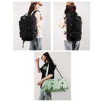 Waterproof Gym Bag - Shoe Compartment Included - Light Green thumbnail