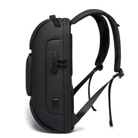 Waterproof Antitheft Men Backpack for 15.6 Laptop - Travel Ready - Grey thumbnail