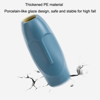 Thickened Pe Vase for Dried Flower Arrangements - Durable Drop-proof and Crack-proof - Sea Blue thumbnail