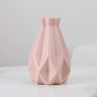 Drop-resistant Vase for Creative Living Room Flower Arrangements - Pink thumbnail