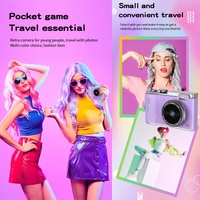 Retro Kids Camera With Dual-Lens 4K Hd Ccd - 2.4 Inch - Yellow thumbnail