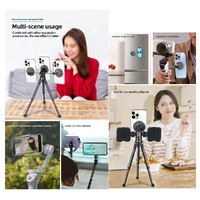 Universal Magnetic Phone Holder for Tripod and Magic Arm - Black thumbnail