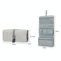 Portable Storage Bag for Dyson Hair Curler - Pu Leather - Grey thumbnail