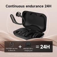 Wireless Half In-ear Sports Earphones - Black thumbnail