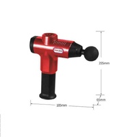 Portable Electric Massager For Muscle Relaxation And Fitness - Red thumbnail