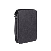Waterproof Multi-function Storage Bag for Digital Accessories - l - Black thumbnail