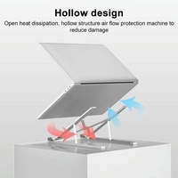 Lenovo Thinkplus Foldable Laptop Stand - Desktop Compatible - Dark Grey thumbnail
