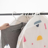 Small 3d Hanger Pocket Wardrobe with Dust Cover - Flowers thumbnail