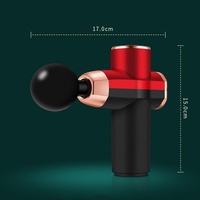 Compact 12V Muscle Relax Massage Gun - Mini Size - Black Green thumbnail