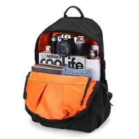 Multifunctional Oxford Laptop Backpack in Black thumbnail