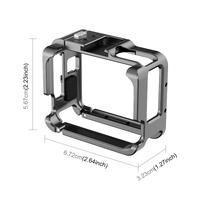 Aluminum Alloy Protective Frame for Insta360 Go 3 Camera with Battery Case thumbnail