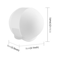 Silicone Dive Case Lens Guard for Insta360 X3 / X4 - Invisible and Protective - Black thumbnail