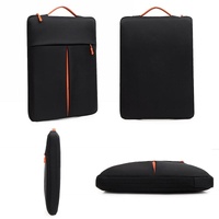 Travel Laptop Sleeve Bag - Portable Carry Case - Black - 13-14 Inch thumbnail