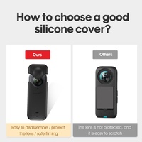 Full Body Silicone Case for Insta360 X3 - Protective thumbnail