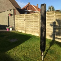 Waterproof Dustproof Cover for Outdoor Drying Rack - 210d Oxford Cloth - Black thumbnail