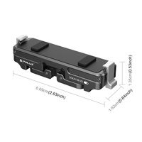 Aluminum Alloy Quick Release Base for Insta360 Go3 - Magnetic Mount thumbnail
