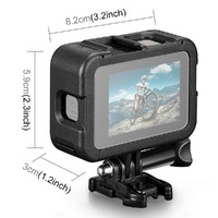 Gopro Hero12 Cage with Cold Shoe Base Slot thumbnail