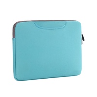 Portable Air Permeable Handheld Sleeve for Macbook Air / Pro and Laptops - 38x27.5x3.5cm 15.4 Inch - Black thumbnail