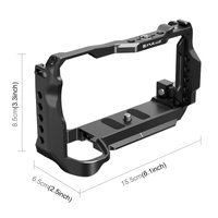 Metal Camera Cage Stabilizer For Sony A6700 - Black thumbnail