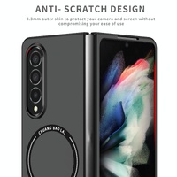 Secure & Portable Magnetic Folding Case for Samsung Galaxy z Fold 4 - Black thumbnail