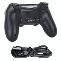 Black Wireless Bluetooth Snowflake Game Controller for Ps4 thumbnail