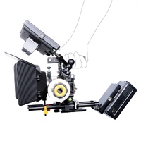 Sony A6000 / A6300 / A6400 / A6500 Camera Cage Stabilizer With Handle - Black thumbnail