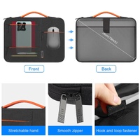 13 Laptop Sleeve Case for Macbook Samsung Thinkpad Sony Dell Alienware Chuwi Asus Hp -13.5 Inch Zipper Briefcase Handbag - Black thumbnail