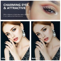 12cm Ring Light & Desktop Tripod Selfie Stick Mount with Usb Led Ring Selfie Beauty Vlogging Photography Video Lights Kit in Black thumbnail