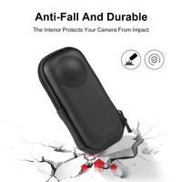Portable Storage Bag for Insta360 X4 Puluz Camera - Black thumbnail