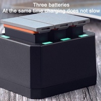 Led Indicator Usb Triple Batteries for Dji Action - Compact thumbnail