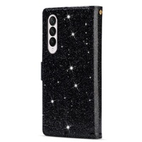 Sparkling Leather Zip Case for Samsung Galaxy z Fold 4 - Zipper Closure - Rose Red thumbnail