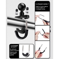 25mm Ball Head Motorcycle Rearview Mirror Mount Holder for Gopro Insta360 Dji Action and Other Action Cameras thumbnail