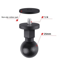 Universal 25mm Ball Head Adapter for 1 / 4 Screws thumbnail