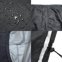 Waterproof Bbq Grill Cover - Anti-uv Dust-proof 210d Oxford Cloth - 58x77cm - Black thumbnail