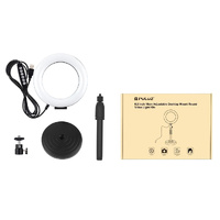 Usb 10 Modes 8 Colour Led Ring Light with Tripod Mount - 6.2 Inch Diameter thumbnail