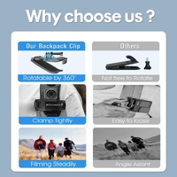 360 Degree Rotating Backpack Belt Clip Bracket thumbnail