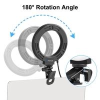 Usb Ring Selfie Light with Dual Colour Temperature and 3 Modes - 4.7 Inch thumbnail