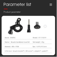 Universal Bike Mount for Dji Action Cameras thumbnail