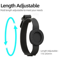 Insta360 Go 3s / Go 3 Sunnylife Camera Strap with Magnetic Mount and Silicone Wristband for Drone and Backpack - Black Stripe thumbnail
